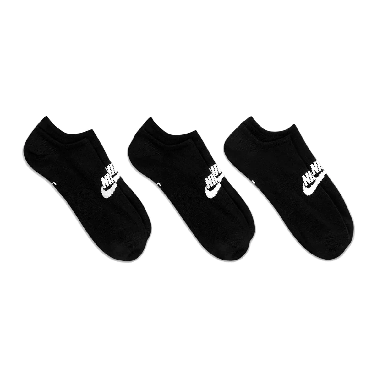 Nike Sportswear Everyday Essential No Show Socks 3P Black 2 Nike Sportswear Everyday Essential No Show Socks 3P Black – Bild 2