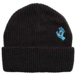 Santa Cruz Screaming Mini Hand Beanie Black