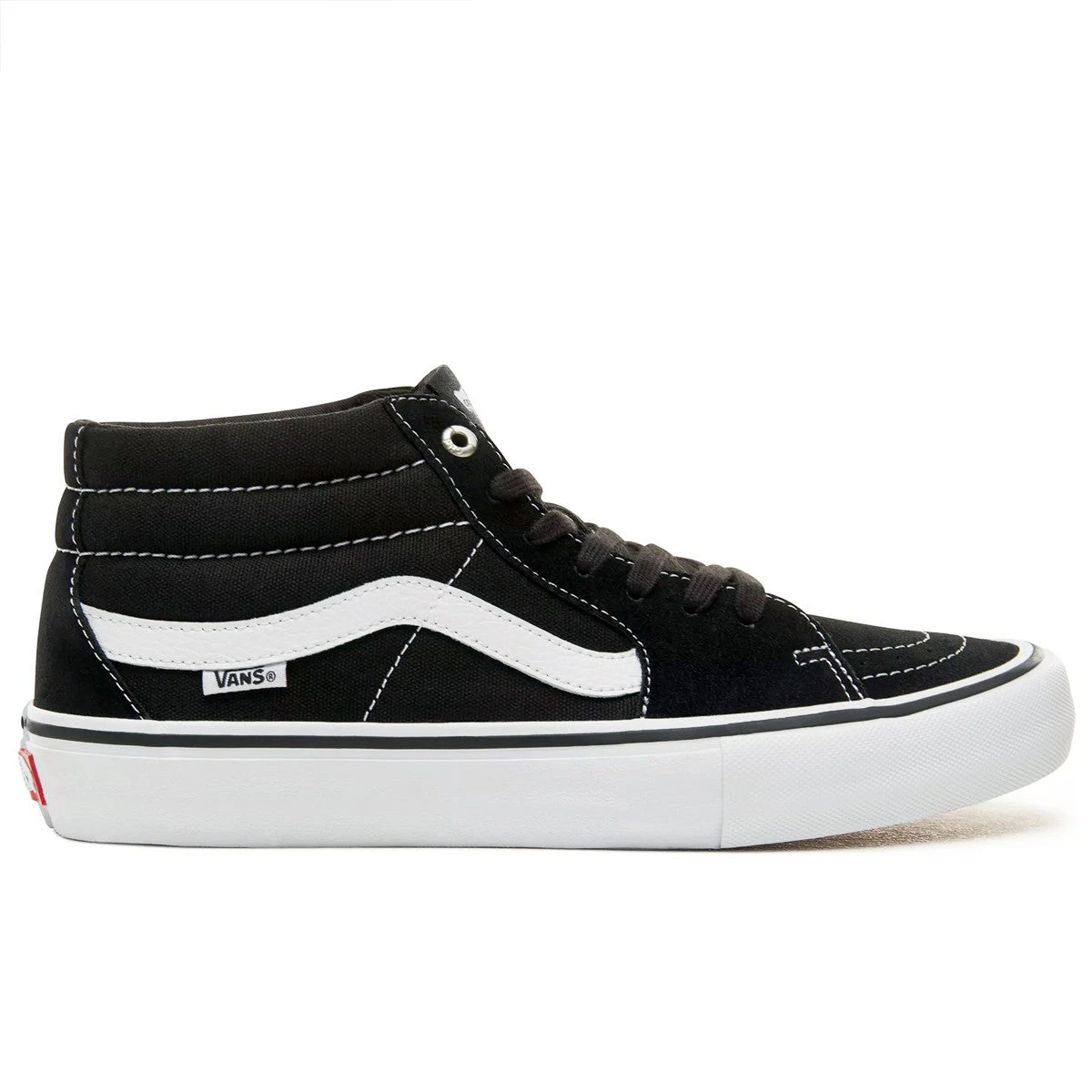 Vans Sk8-Mid Pro Black/White 1 Vans Sk8-Mid Pro Black/White