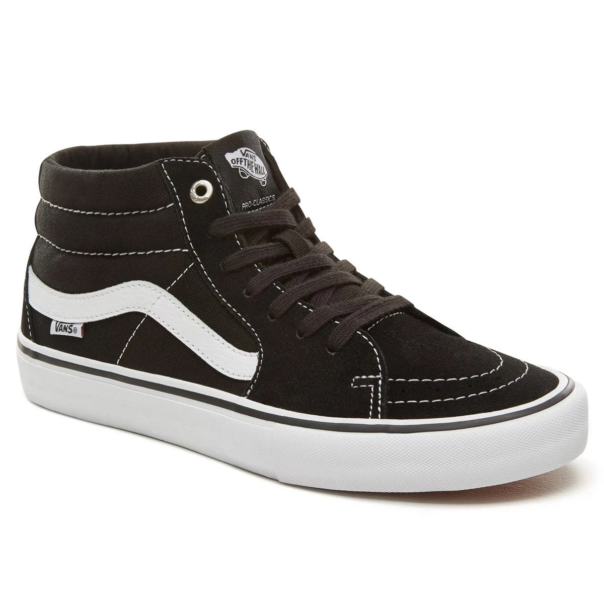 Vans Sk8-Mid Pro Black/White 2 Vans Sk8-Mid Pro Black/White – Bild 2