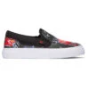 DC Shoes Basquiat Kids Manual Slip On Black/Forest Green
