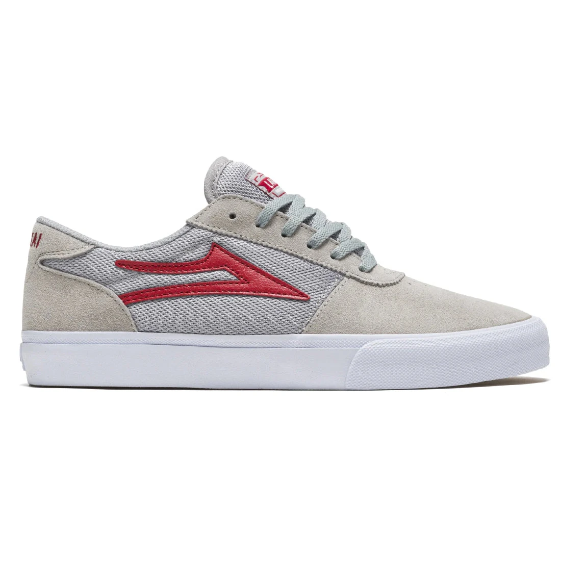 Lakai Manchester Grey/Red Suede 1 Lakai Manchester Grey/Red Suede