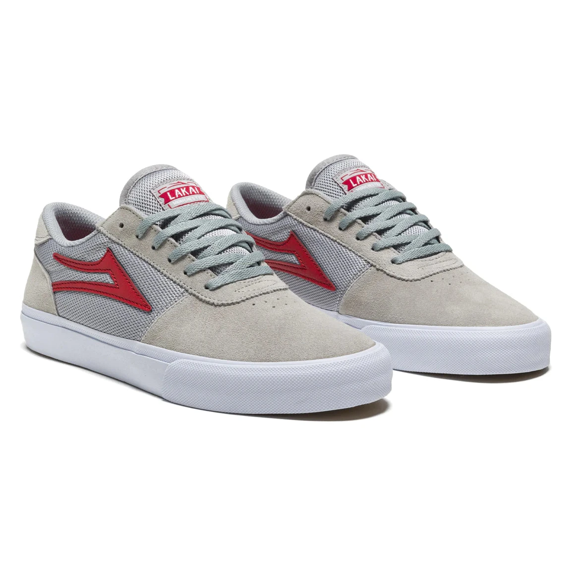 Lakai Manchester Grey/Red Suede 2 Lakai Manchester Grey/Red Suede – Bild 2