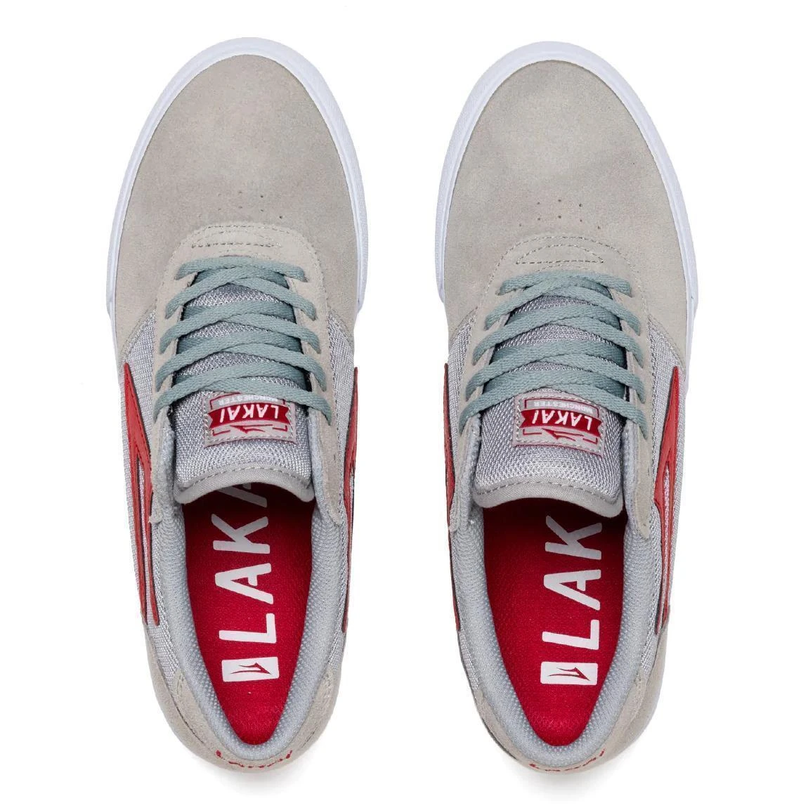 Lakai Manchester Grey/Red Suede 3 Lakai Manchester Grey/Red Suede – Bild 3
