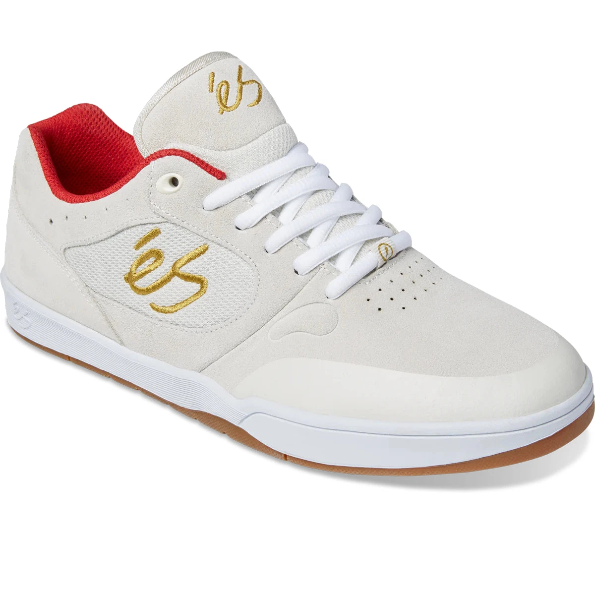 Es Shoes Swift 1.5 Desarmo White Blanc/Red Gum 2 Es Shoes Swift 1.5 Desarmo White Blanc/Red Gum – Bild 2