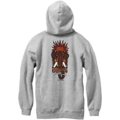 New Deal Vallely Mammoth Hoodie Athletic Heather