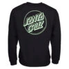 Santa Cruz Crewneck Opus Dot Black/Mint
