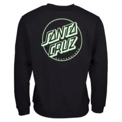 Santa Cruz Crewneck Opus Dot Black/Mint