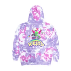 Ripndip Friends Forever Hoodie Pink/Lavender Tie Dye