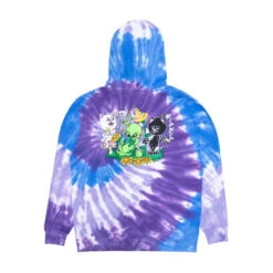 Ripndip Friday Jr. Hoodie Purple & Lilac Spiral Dye