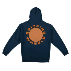 Spitfire Classic 87 Swirl Hoodie Navy/Orange/Silver