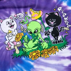 Ripndip Friday Jr. Hoodie Purple & Lilac Spiral Dye -StreetStyle Aktionshaus 1968470 Product