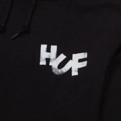 HUF Haze Brush Hoodie Black -StreetStyle Aktionshaus 1968475 Product