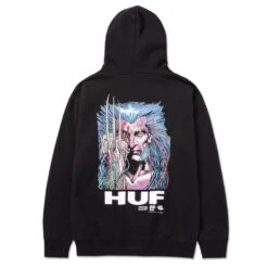 HUF X Marvel Weapon X Hoodie Black