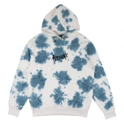 Welcome Inkblot Hoodie Tie Dyed Mist Bone