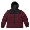 Wemoto Soda Puffer Jacket Burgundy Black