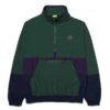 HUF Teton 1/44 Zip Anorak Jacket Forest Green