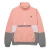 HUF Teton 1/44 Zip Anorak Jacket Coral Pink