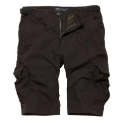Vintage Industries Terrance Ripstop Shorts Black