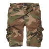 Vintage Industries Terrance Ripstop Shorts Camo Woodland