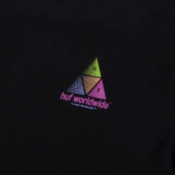 HUF Prism Triple Triangle Crewneck Black -StreetStyle Aktionshaus 1974971 Product