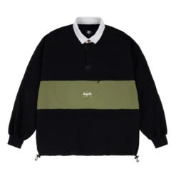 Magenta F.R.A. Pocket Polo Longsleeve Black