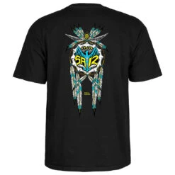 Powell Peralta Steve Saiz Totem T-Shirt Black