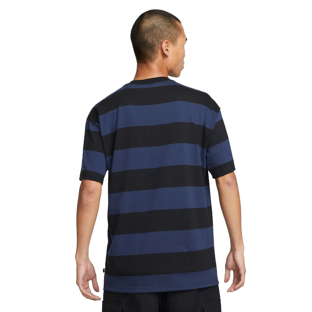 Nike SB Icon Stripe T-Shirt Midnight Navy Black/White 2 Nike SB Icon Stripe T-Shirt Midnight Navy Black/White – Bild 2