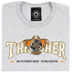 Thrasher Fortune Logo T-Shirt Ash Gray -StreetStyle Aktionshaus 1977475 Product