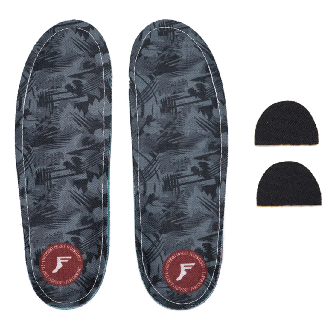 Footprint Gamechangers Insoles Camo Darkgrey/Black 1 Footprint Gamechangers Insoles Camo Darkgrey/Black