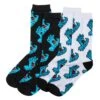 Santa Cruz Screaming Multi Hand Socks (2Pack) White/Black
