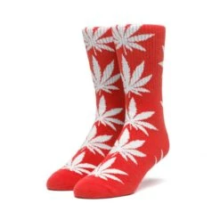 HUF Plantlife Socks Mandarin Red