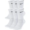 Nike Everyday Cotton Cushioned Crew Socken 6er Pack White