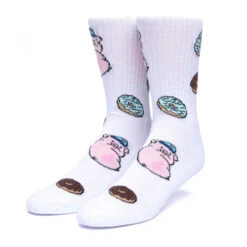 HUF Feed Time Socken White