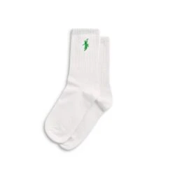 Polar Skate Co. No Comply Sport Socks White / Green