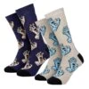 Santa Cruz Screaming Multi Hand Socks (2Pack) Nickel/Navy Blue