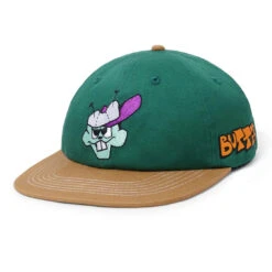 Butter Goods Bug Out 6 Panel Cap Forest Green