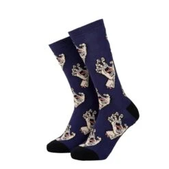 Santa Cruz Screaming Multi Hand Socks (2Pack) Nickel/Navy Blue -StreetStyle Aktionshaus 1984156 Product