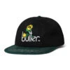Butter Goods Windflowers 6 Panel Cap Black/Sage