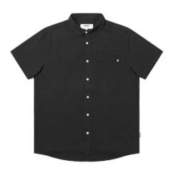 Wemoto Trevor Kurzarm Hemd Black