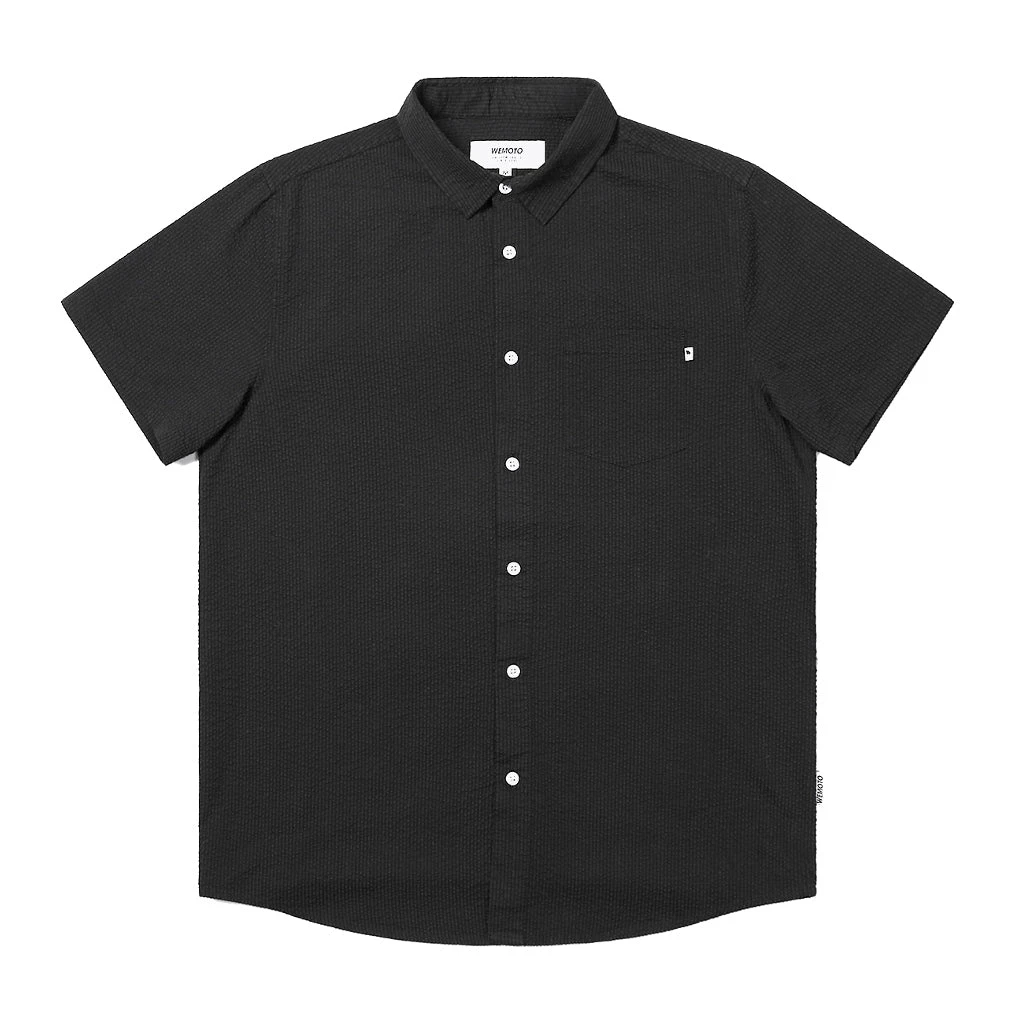 Wemoto Trevor Kurzarm Hemd Black 1 Wemoto Trevor Kurzarm Hemd Black