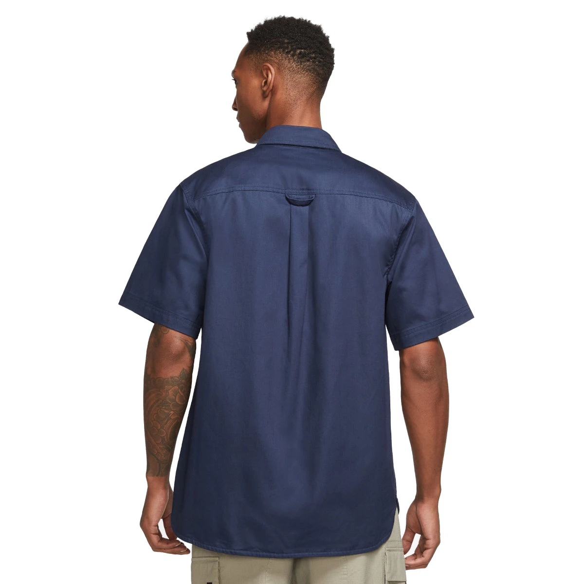 Nike SB Kurzarm Button Up Hemd Midnight Navy / Coconut Milk 2 Nike SB Kurzarm Button Up Hemd Midnight Navy / Coconut Milk – Bild 2