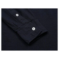 Wemoto Frahm Seersucker Hemd Black-Navy Blue 6 Wemoto Frahm Seersucker Hemd Black-Navy Blue -StreetStyle Aktionshaus 1985452 Product