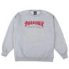 Thrasher Godzilla Skate-Mag Crewneck Grey