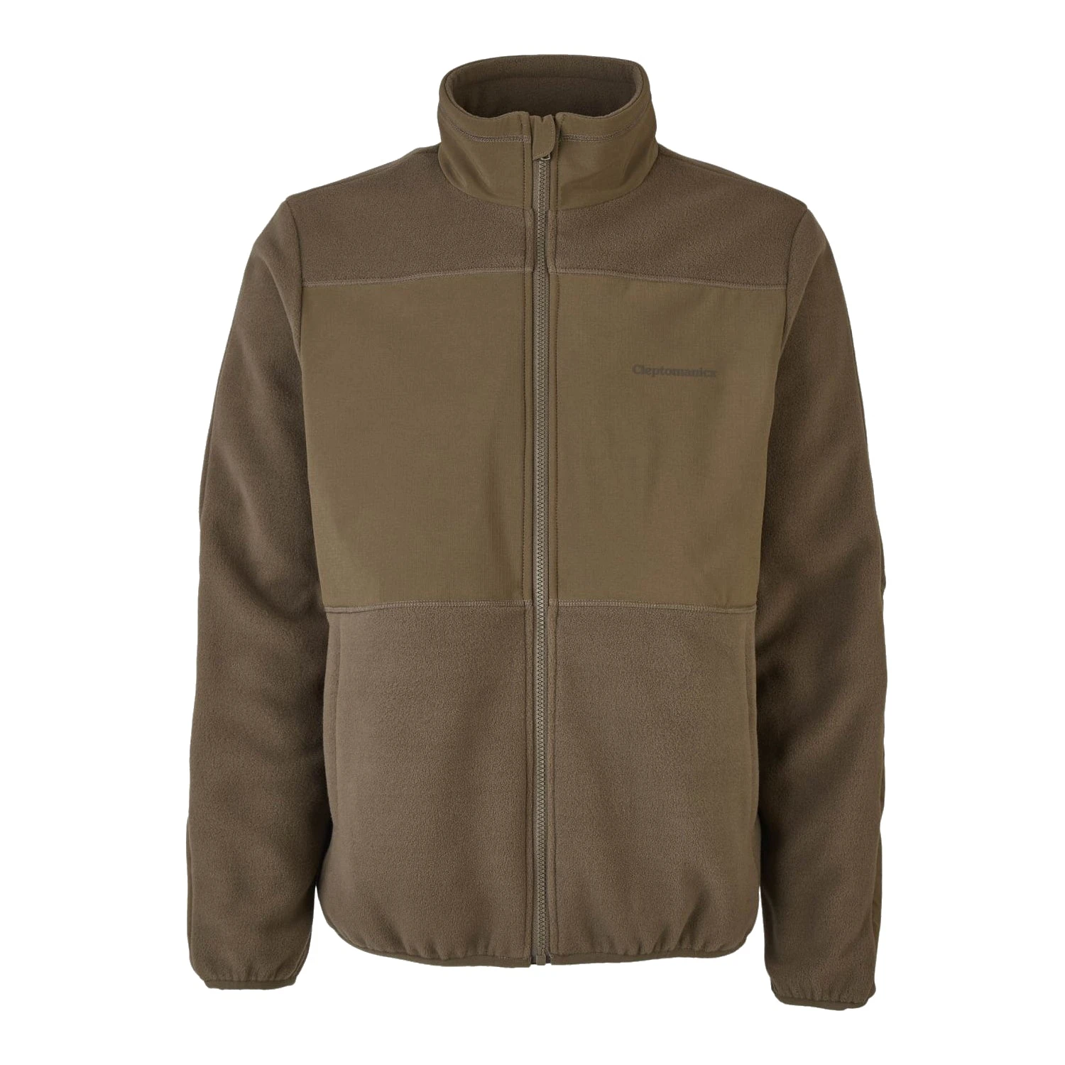 Cleptomanicx All Season Jacket Deck Fleece Shitake 1 Cleptomanicx All Season Jacket Deck Fleece Shitake