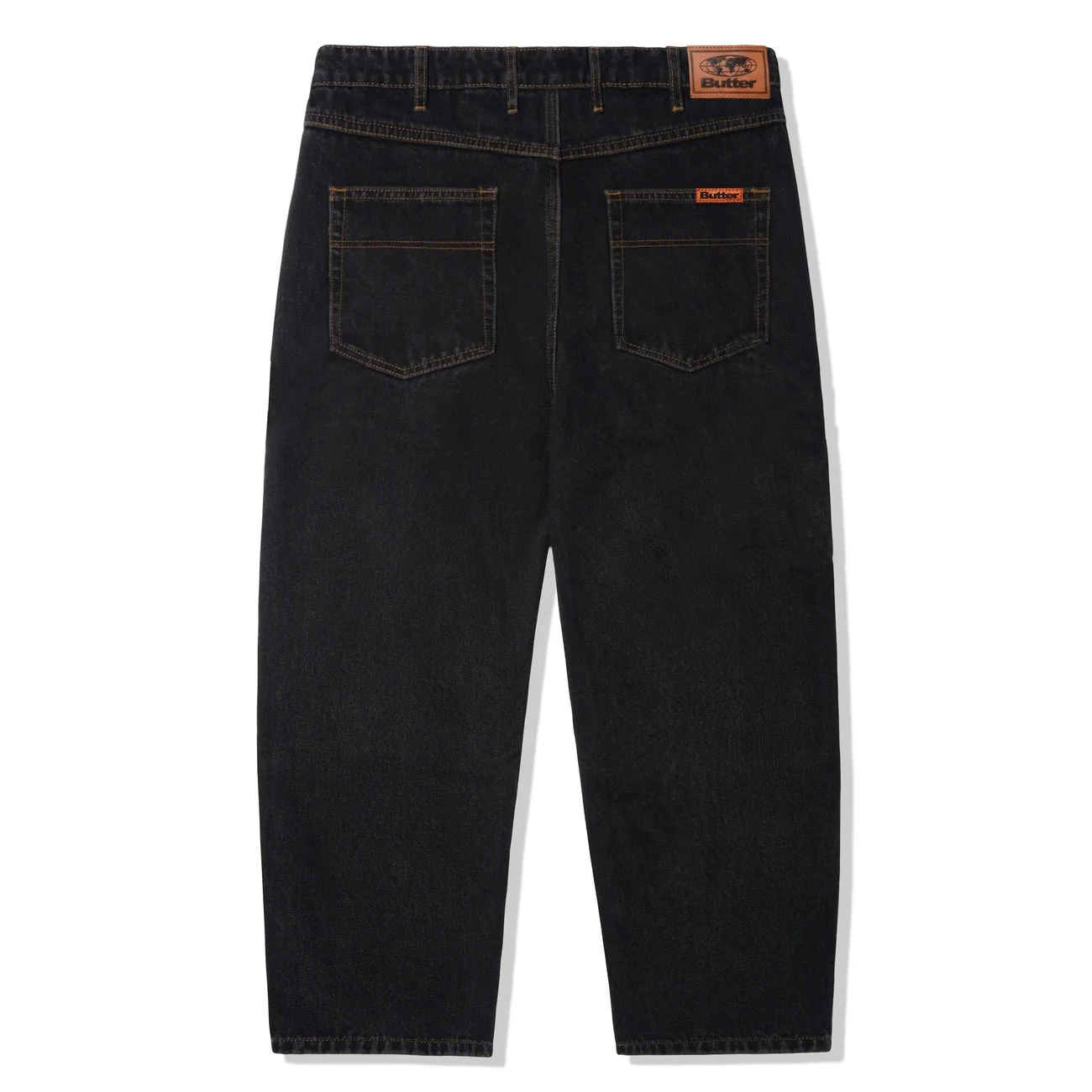 Butter Goods Baggy Denim Jeans Washed Black 1 Butter Goods Baggy Denim Jeans Washed Black