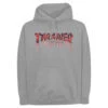 Thrasher Blood Drip Hoodie Gray