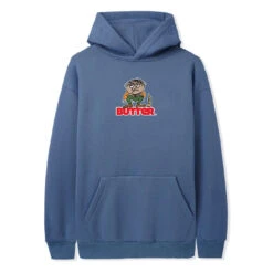 Butter Goods Blues Logo Pullover Hoodie Blue