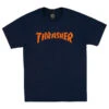 Thrasher Burn It Down T-Shirt Navy