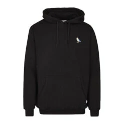 Cleptomanicx Embro Gull 2 Hoodie Black